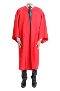 設計紅色畢業畢業袍長袍     訂製黑色絨毛金繩畢業帽    醫學博士 (MD)    護理博士 (DNurs)    香港大學HKU     畢業袍生產商    DA523